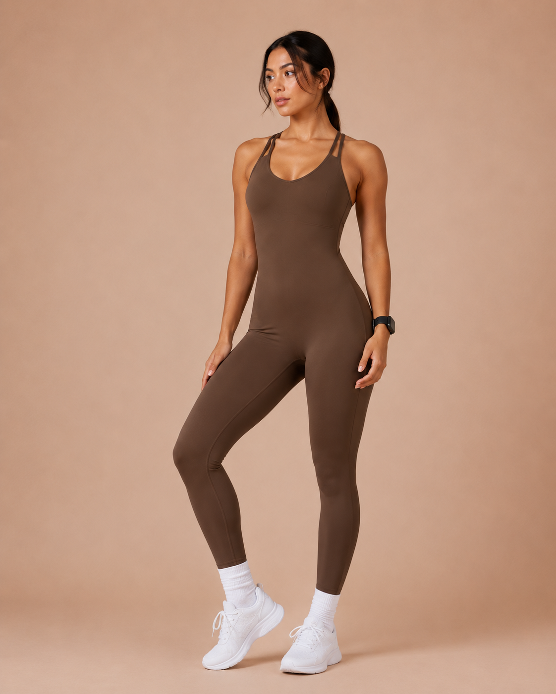 Sculpt Open-Back Jumpsuit