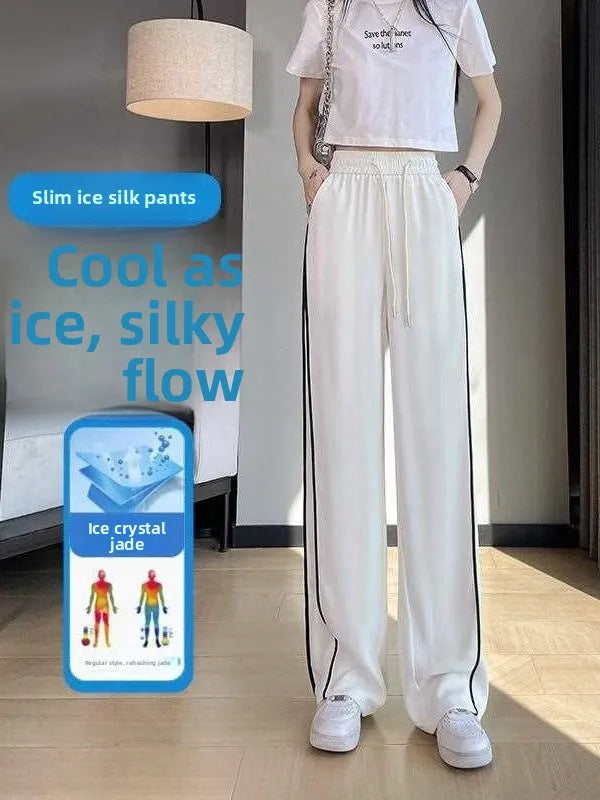 Stripe Wide Leg Pants