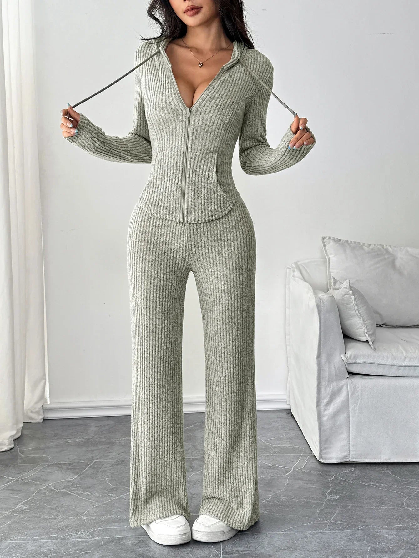 Sculpt Zip Hoodie Set