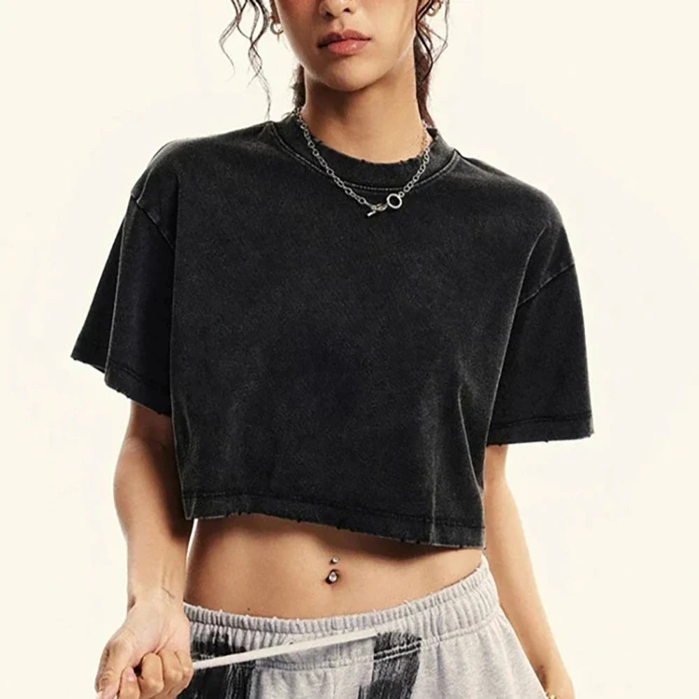 Cotton Active Crop Tee