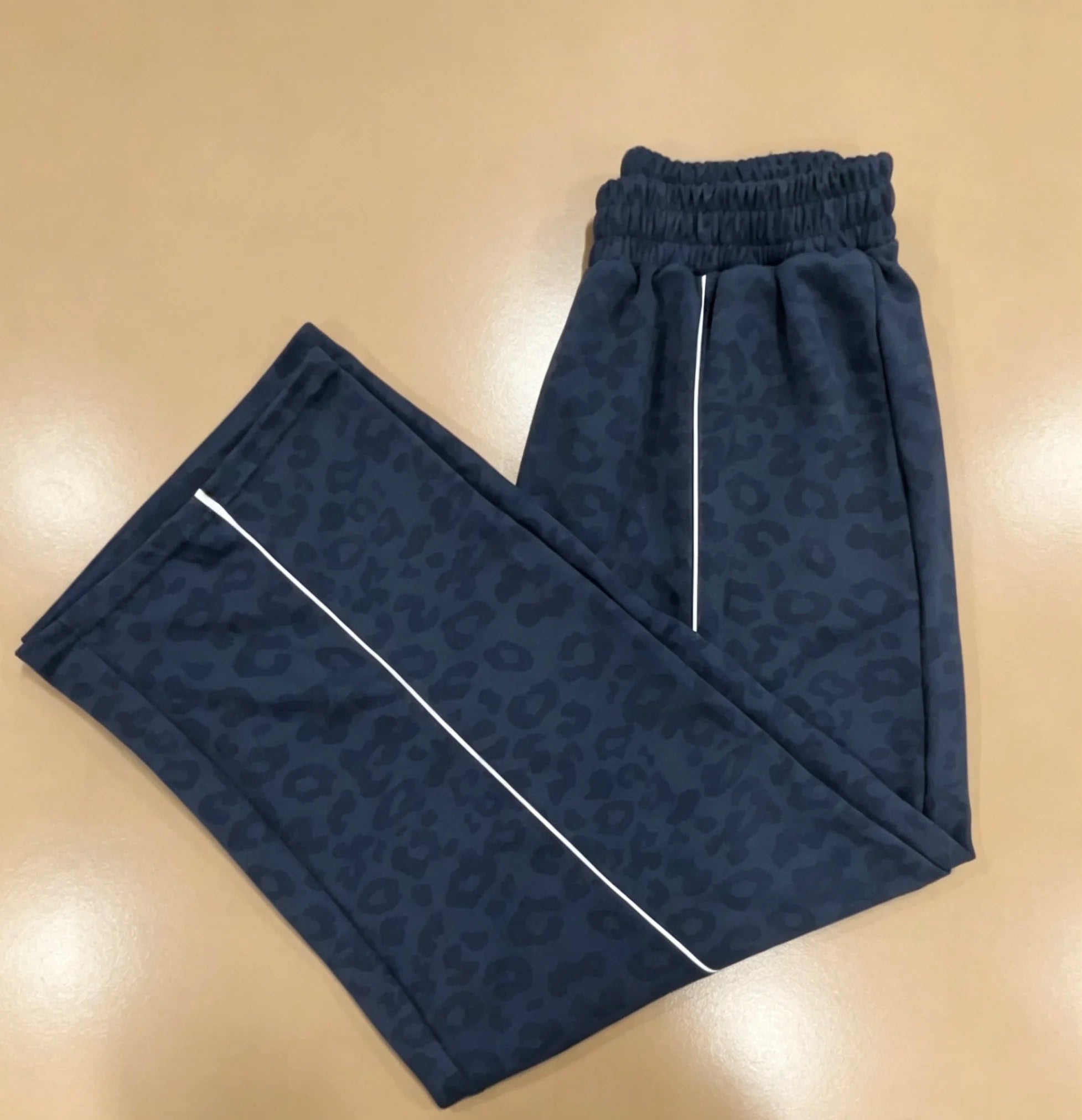 Leopard Flare Pants