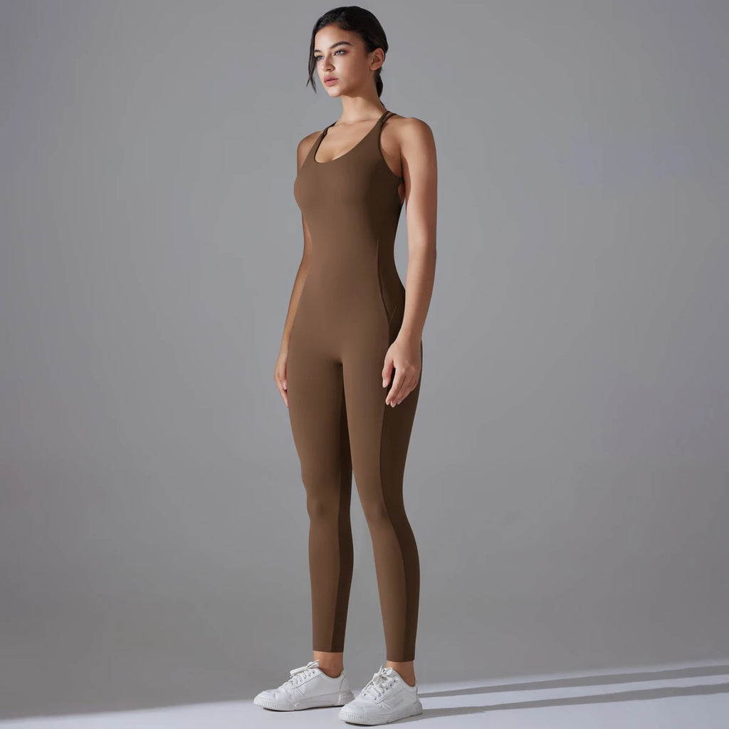 Backless Scrunch Jumpsuit