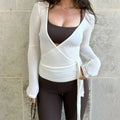 Cross Wrap Crop Top