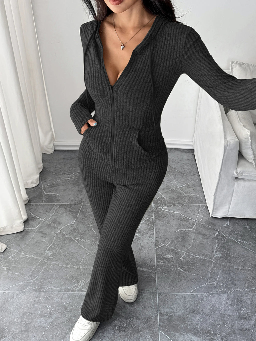 Sculpt Zip Hoodie Set