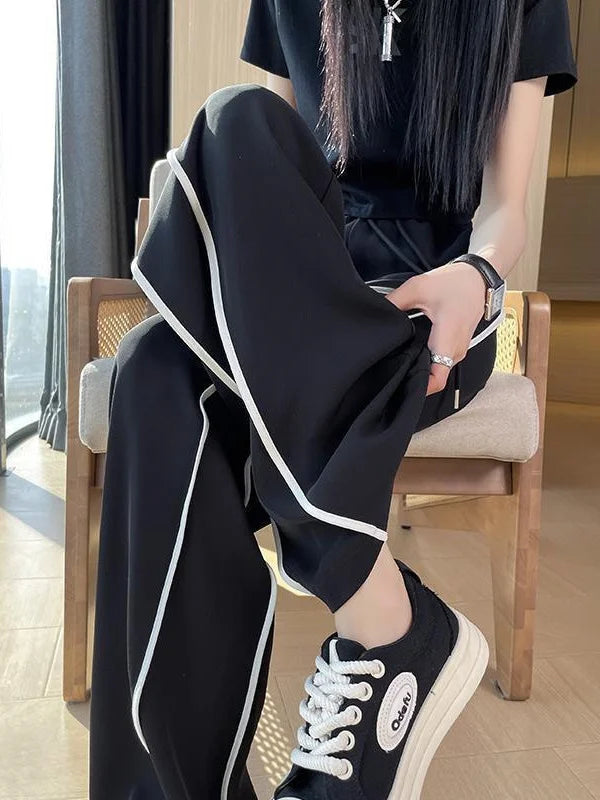 Stripe Wide Leg Pants