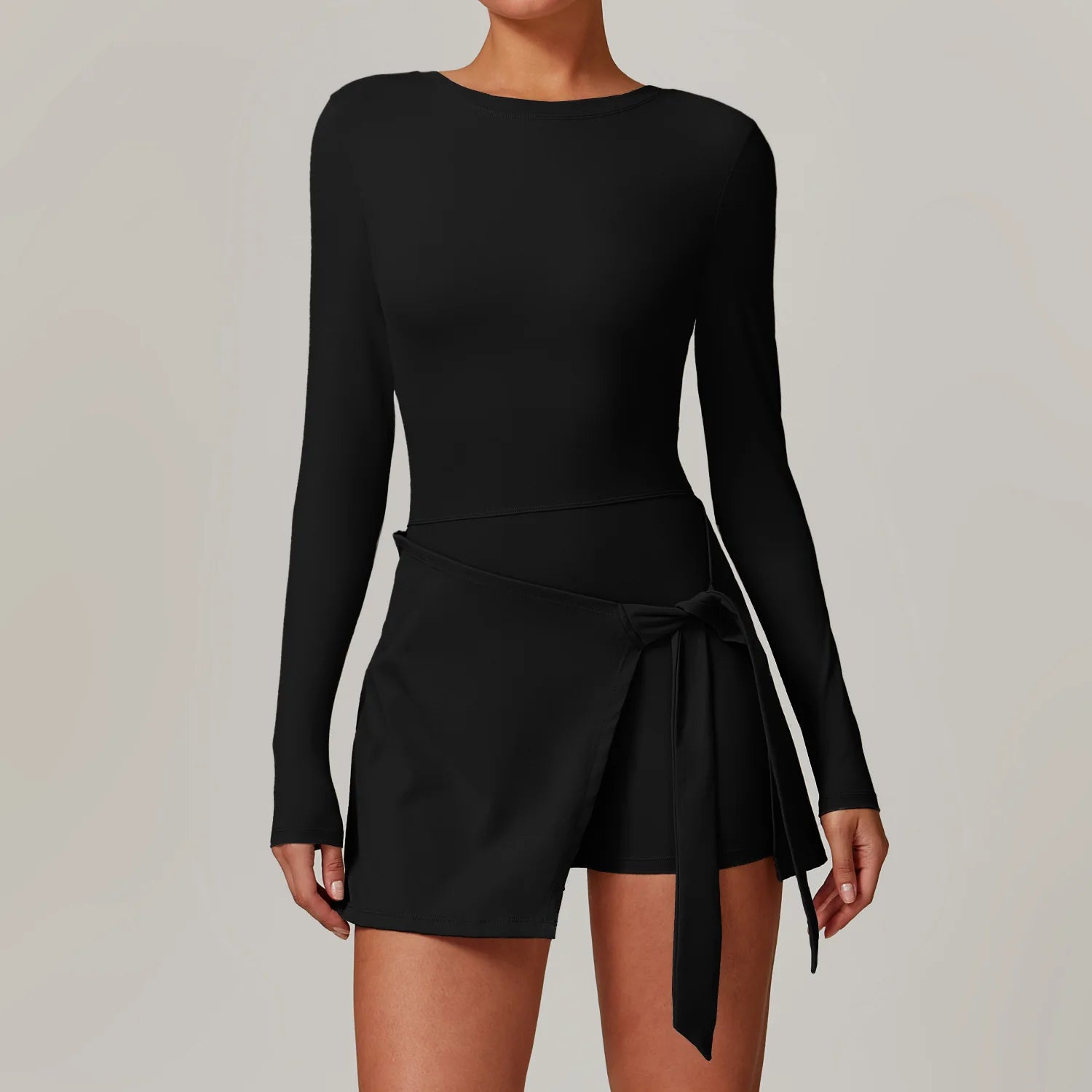 Tie Front Sport Romper