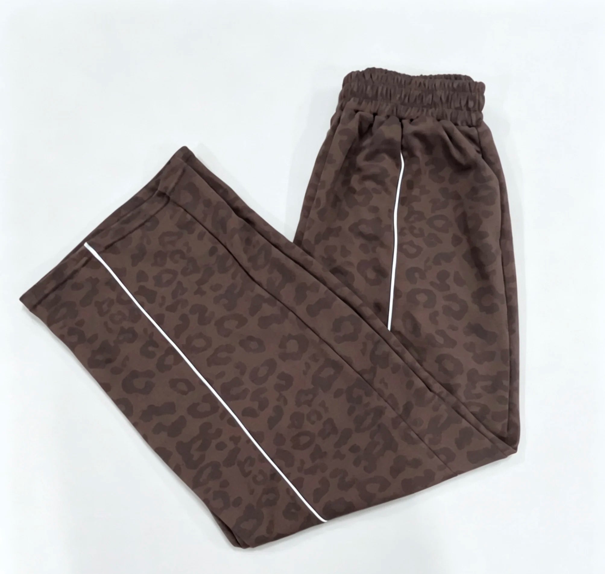 Leopard Flare Pants