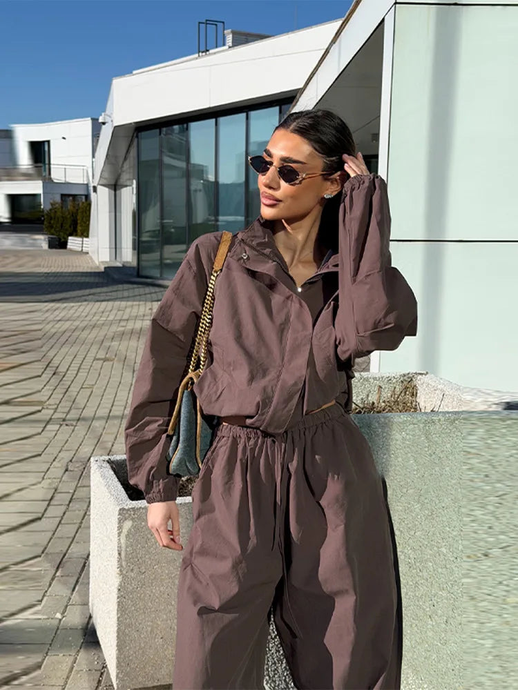 Windbreaker Pants Set