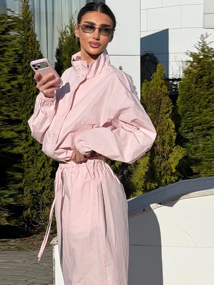 Windbreaker Pants Set