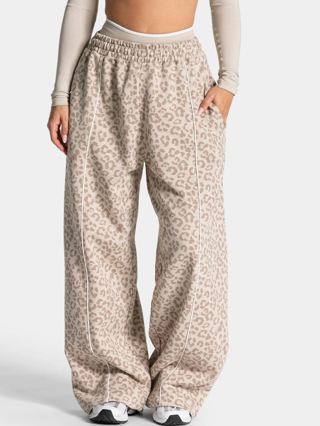 Leopard Flare Pants