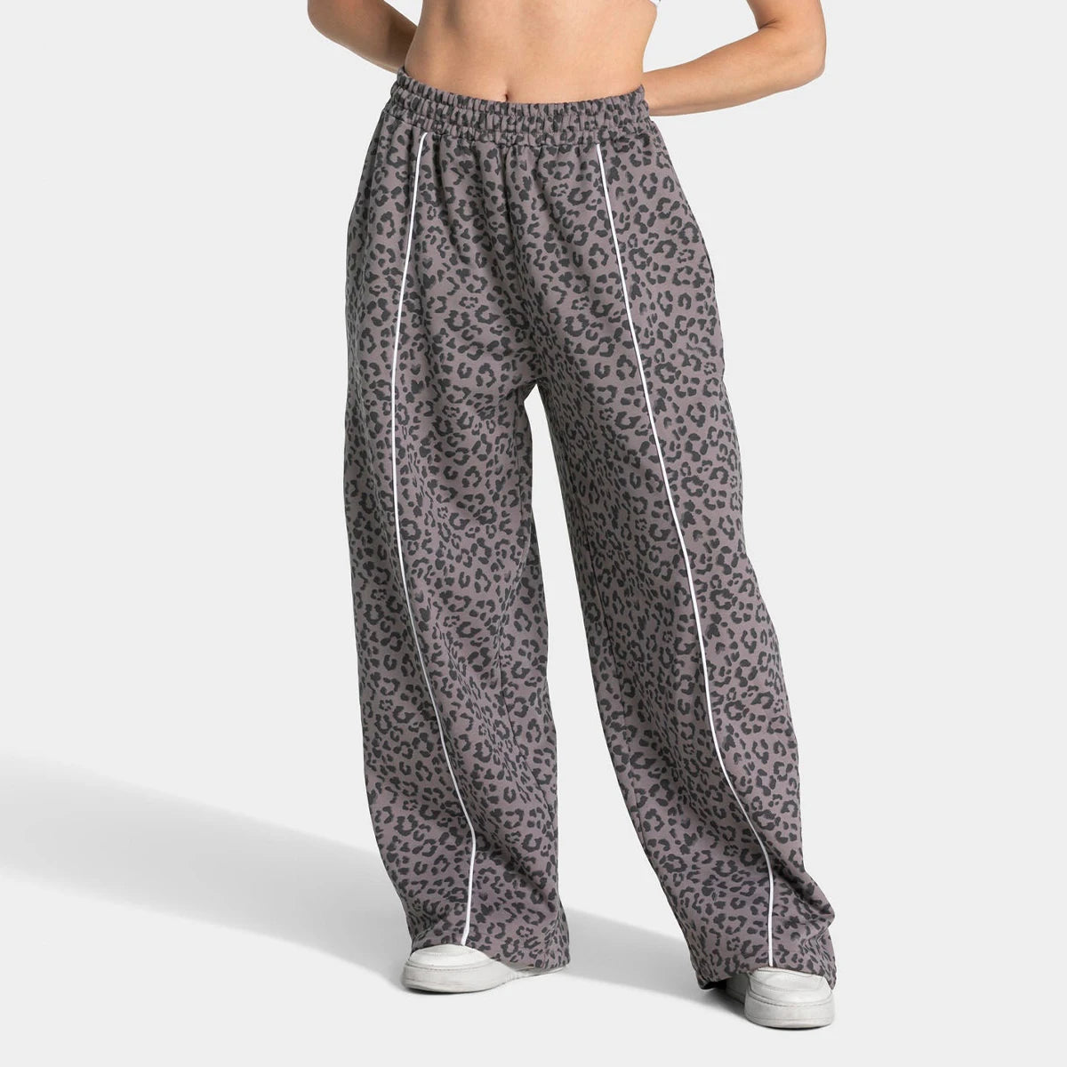 Leopard Flare Pants