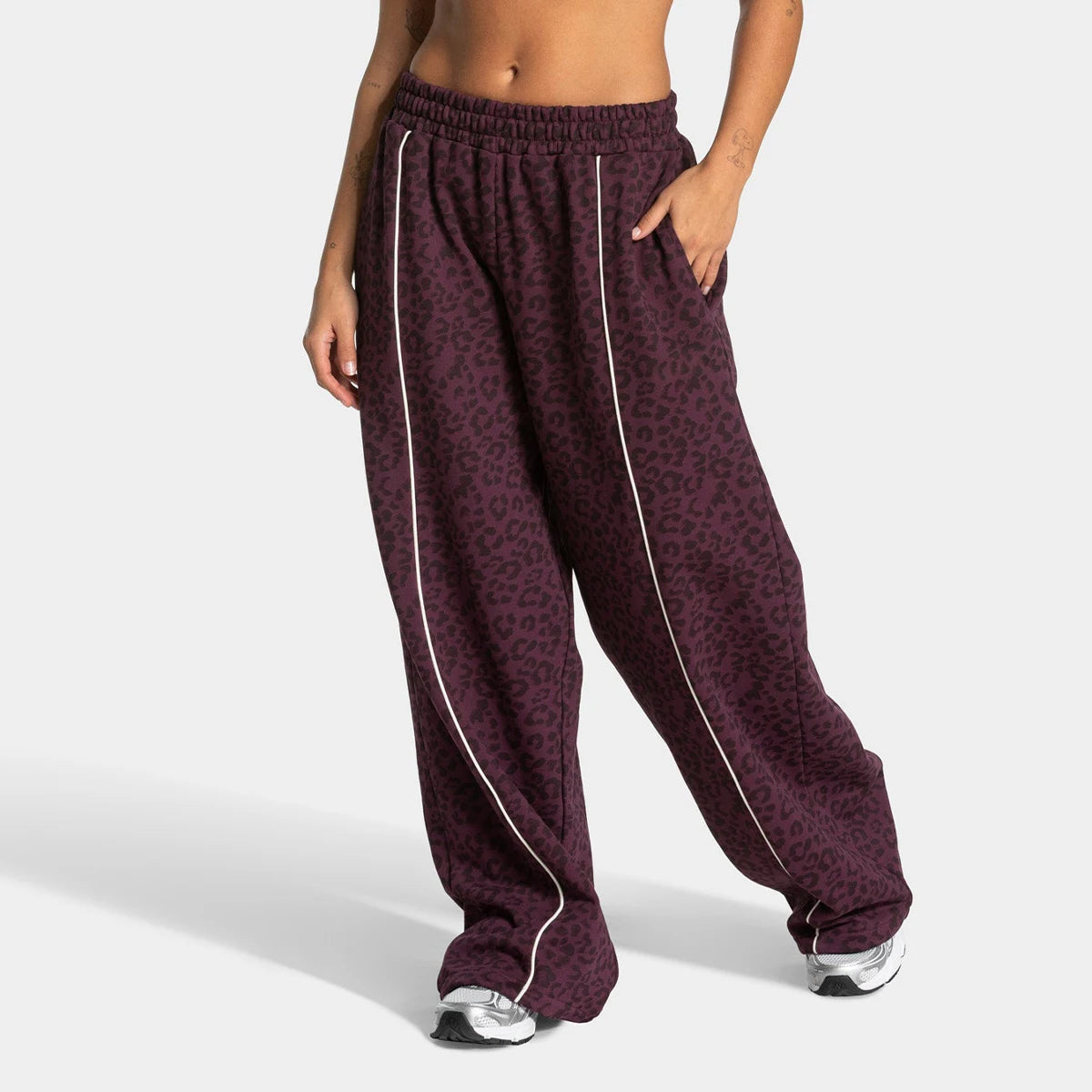 Leopard Flare Pants