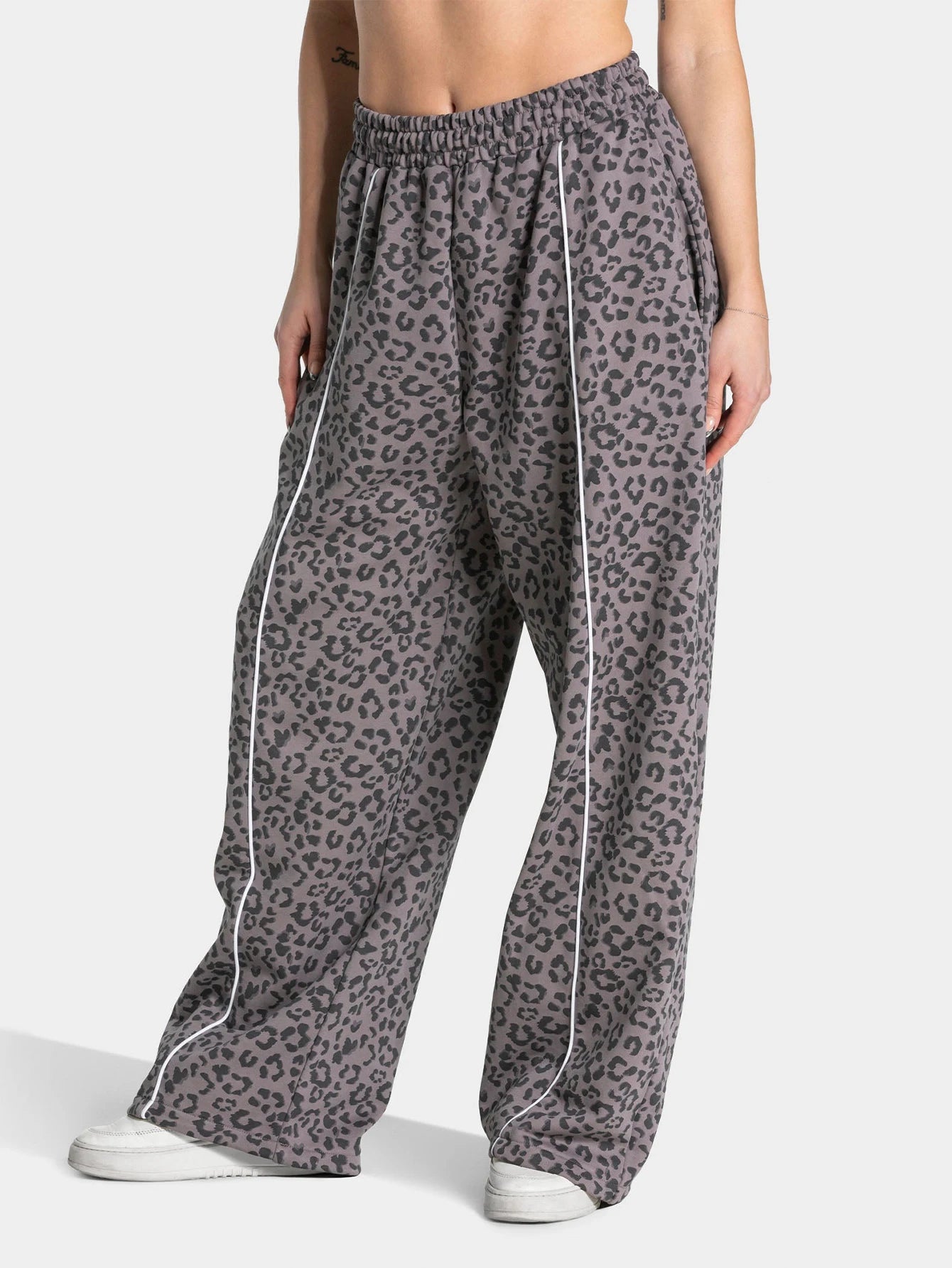 Leopard Flare Pants
