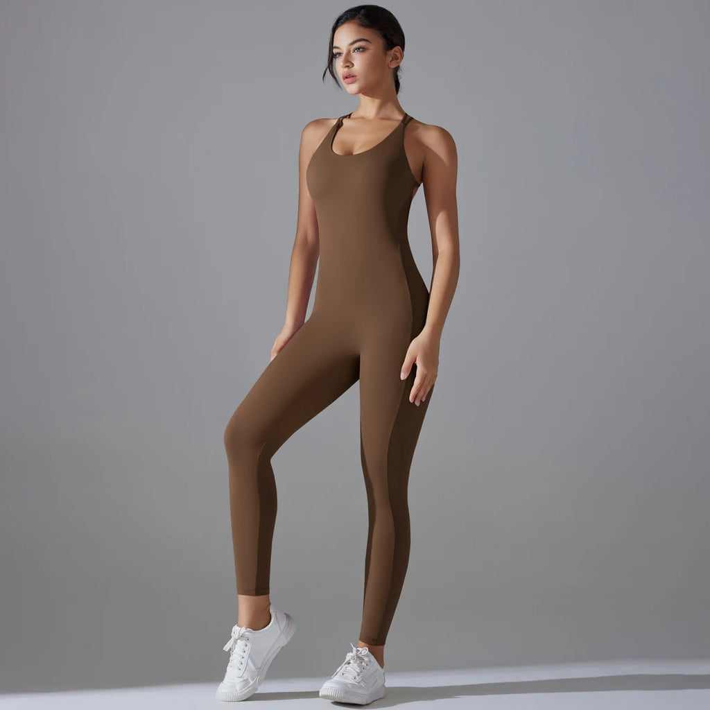 Backless Scrunch Jumpsuit