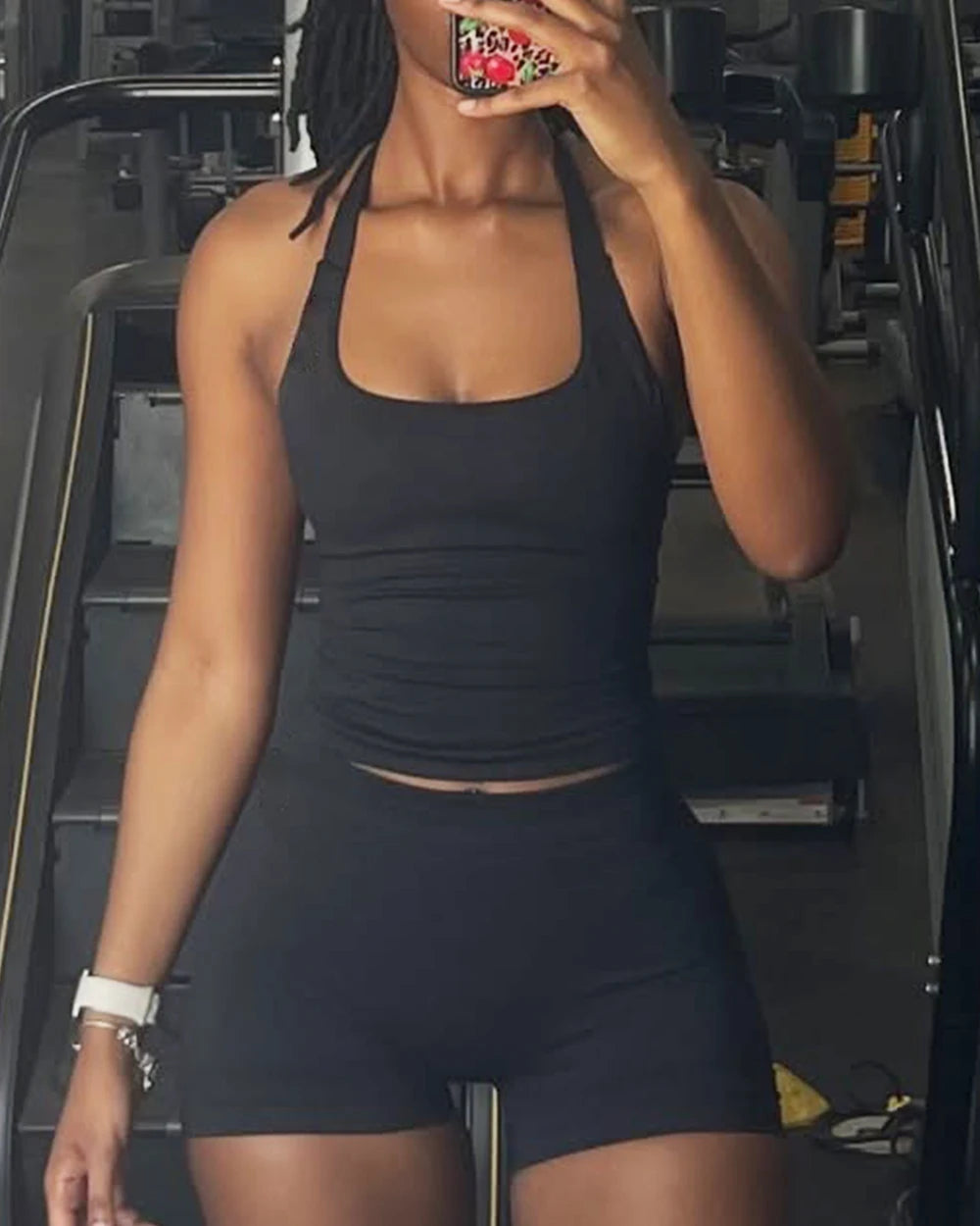 Open Back Tank Top