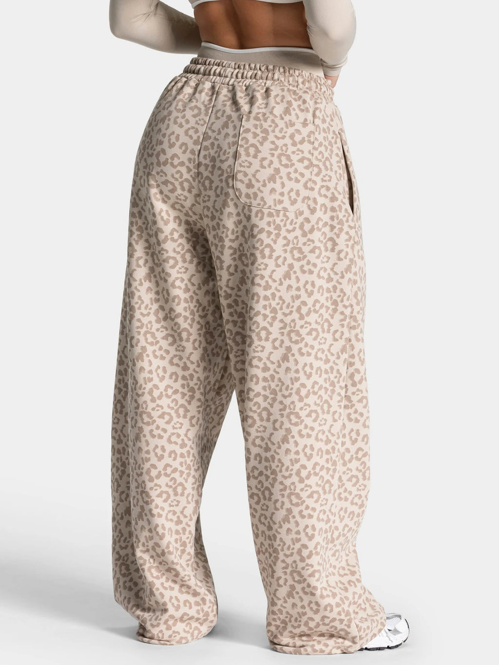Leopard Flare Pants
