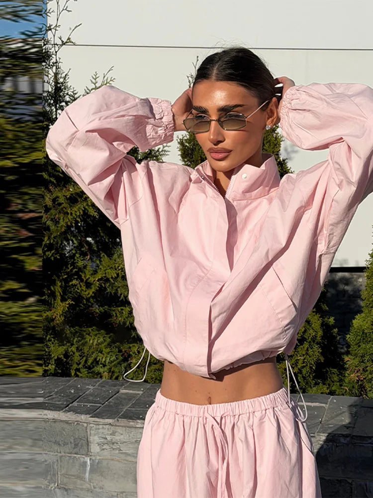 Windbreaker Pants Set