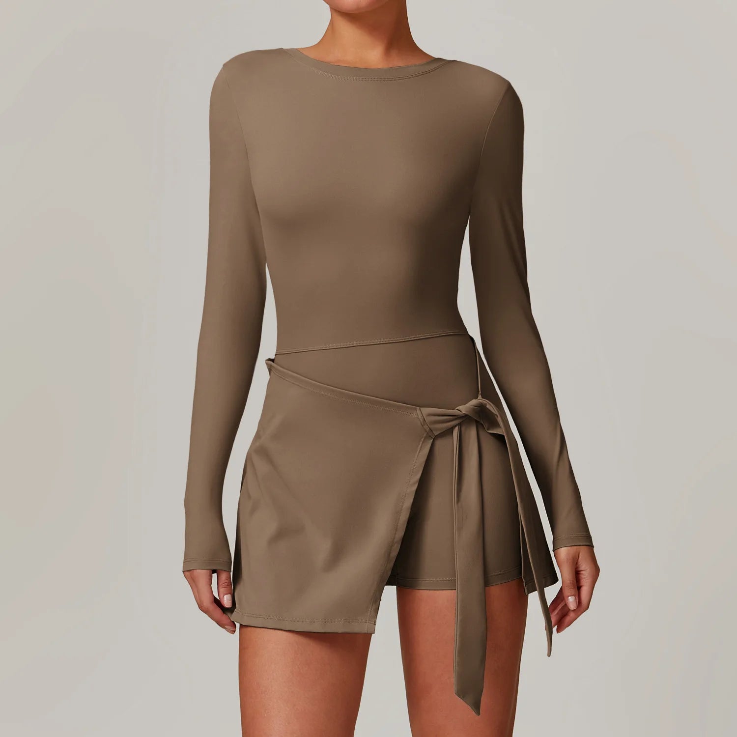 Tie Front Sport Romper
